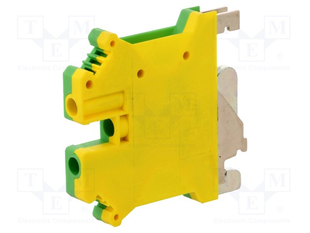 Splice terminal: rail; 0.2÷4mm2; ways: 1; terminals: 2; Width: 6.2mm