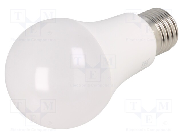 LED lamp; neutral white; E27; 230VAC; 1400lm; 14.1W; 180°; 4000K