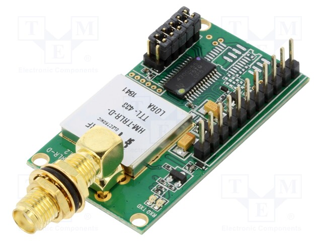 Module: transceiver; RF; FSK,GFSK,LoRa,OOK; 433.92MHz; RS485,UART