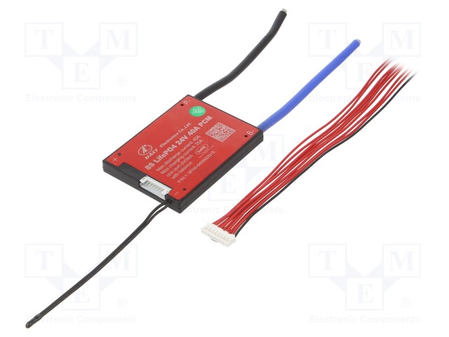 PCB protection; Li-FePO4; 80x60x12mm; 40A; 25.6VDC