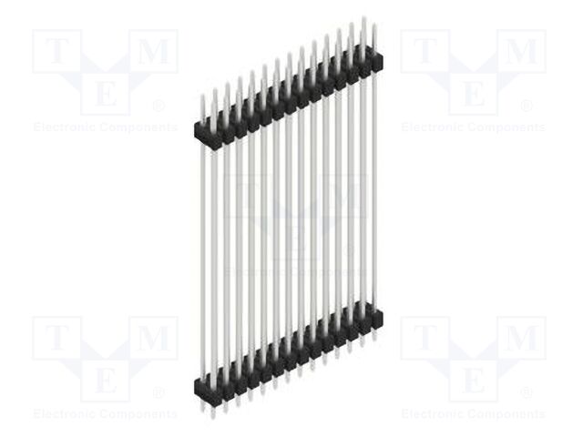 Connector: pin strips; pin header; male; PIN: 28; 2.54mm; THT; 2x14