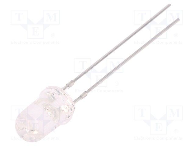 LED; 5mm; ultraviolet; 15°; 20mA; λd: 370-380nm; 2.5÷4.5mW; -30÷85°C