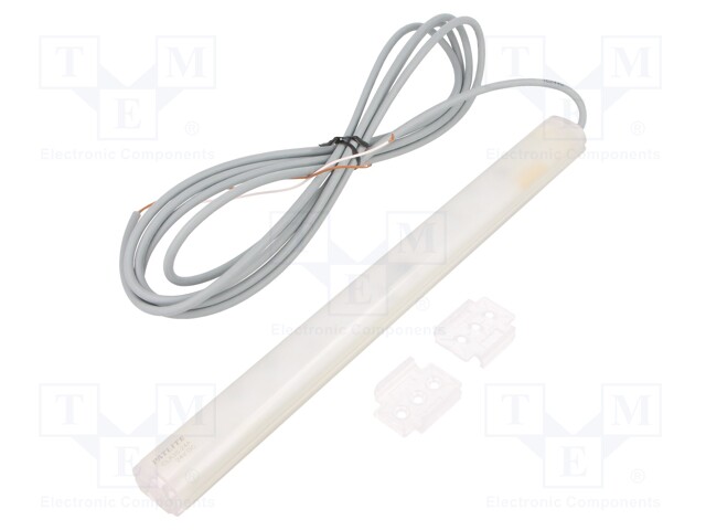 LED lamp; cool white; 360lm; 6800K; -40÷60°C; 24VDC; IP66; 3m