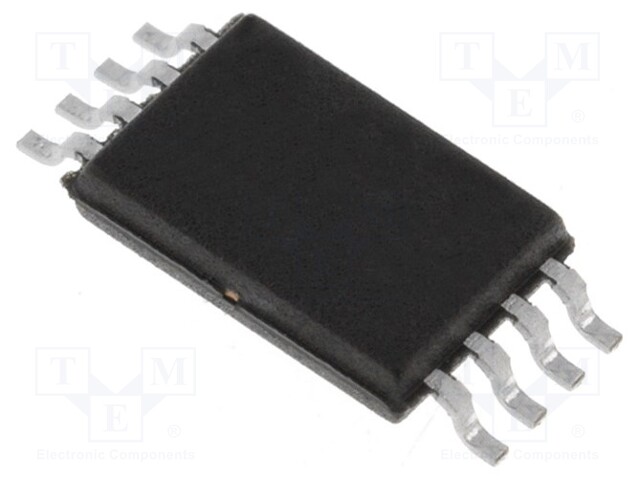 AVR microcontroller; EEPROM: 256B; SRAM: 256B; Flash: 4kB; TSSOP8