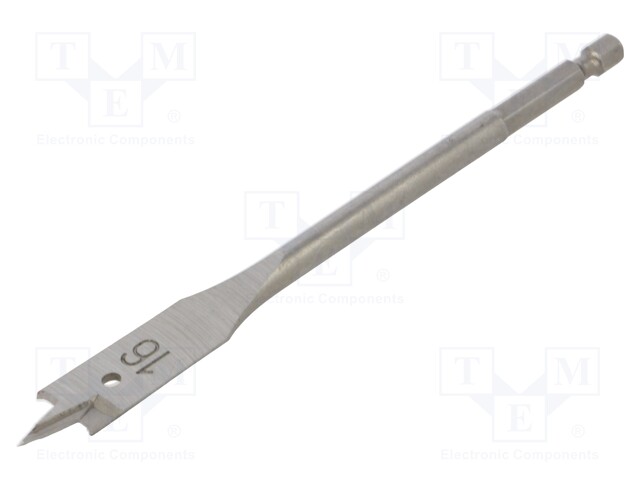 Drill bit; for wood,feather; Ø: 16mm; L: 152mm