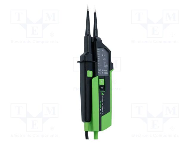 Tester: electrical; VAC: 12÷1000V; 16.7÷950Hz; VDC: 12÷1000V; IP64