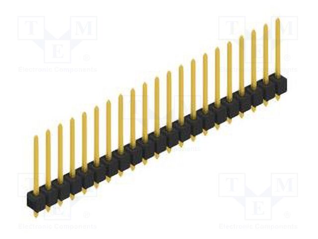 Connector: pin strips; pin header; male; PIN: 21; 2.54mm; THT; 1x21