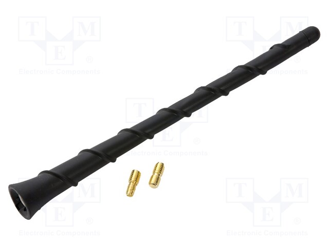 Antenna mast; 0.2m; M5,UNF10-32; Colour: black