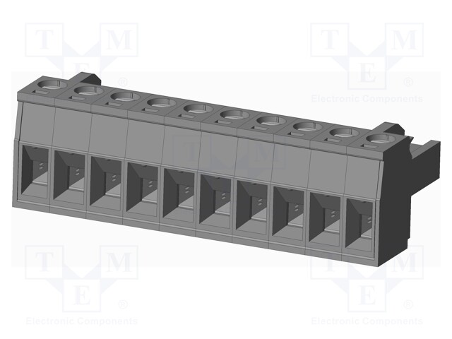 Connector: pluggable terminal block; plug; female; straight; grey