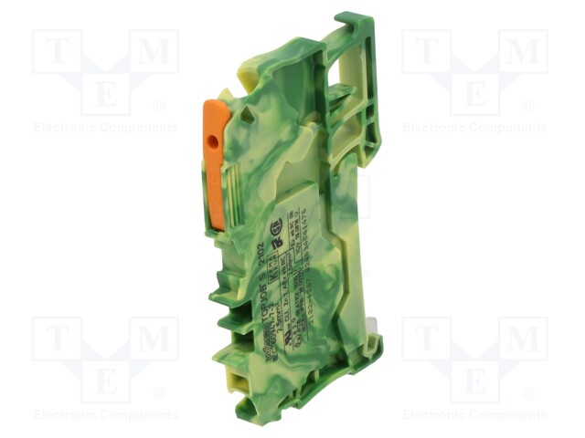 Splice terminal: rail; 0.25÷2.5mm2; ways: 1; terminals: 2; push-in