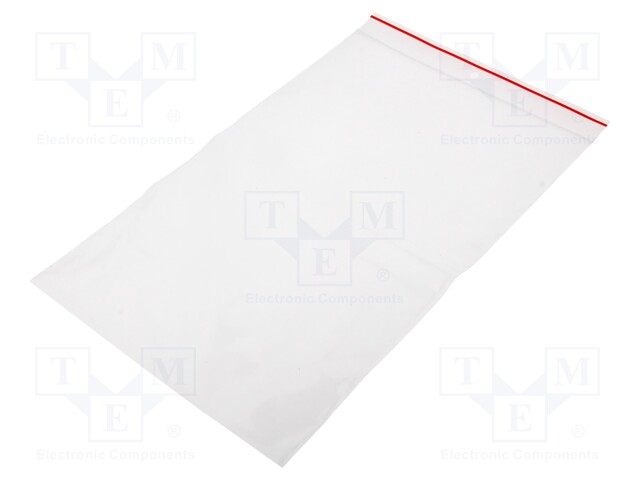 Self-seal bag; L: 250mm; Width: 160mm; Pcs: 100; Thick: 40um