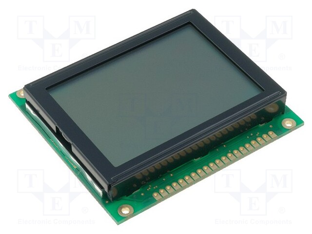 Display: LCD; graphical; 128x64; STN Positive; gray; 78x70x14.3mm