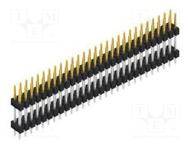 Connector: pin strips; pin header; male; PIN: 56; 2.54mm; THT; 2x28