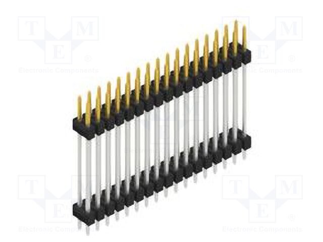 Connector: pin strips; pin header; male; PIN: 34; 2.54mm; THT; 2x17