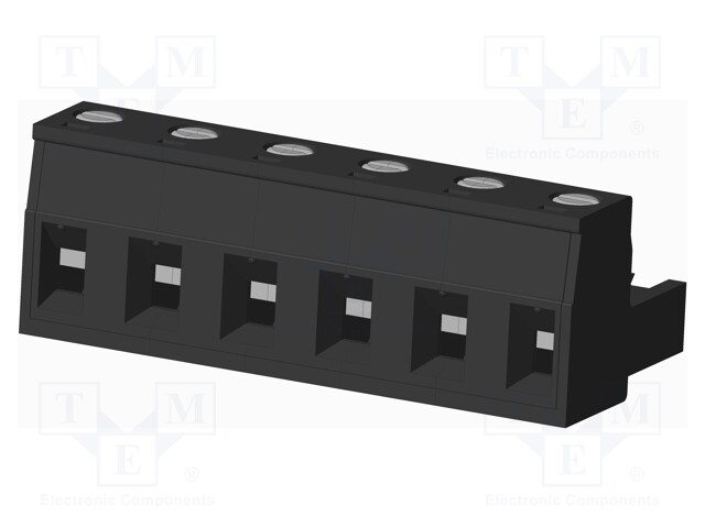 Connector: pluggable terminal block; plug; female; straight; 300V