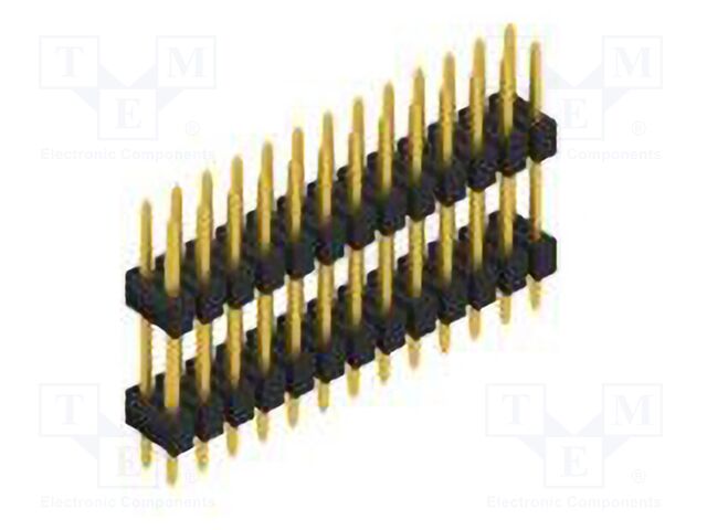 Connector: pin strips; pin header; male; PIN: 26; 2.54mm; THT; 2x13