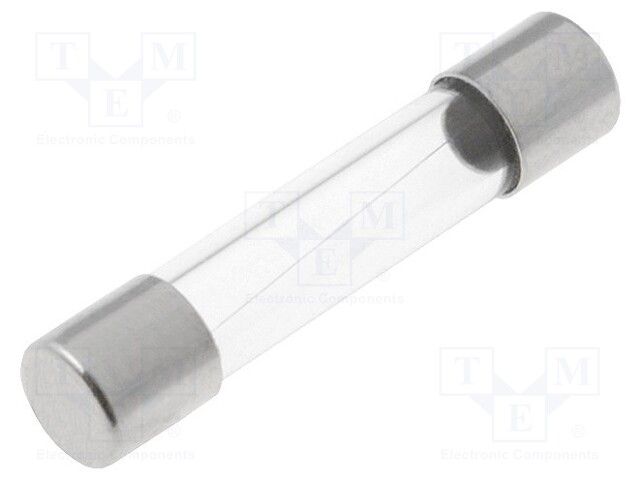 Fuse: fuse; quick blow; 300mA; 250VAC; cylindrical,glass; 6,3x32mm