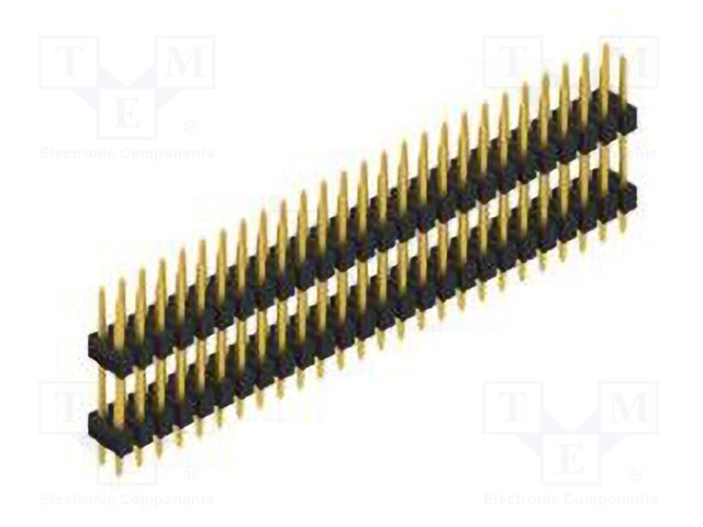 Connector: pin strips; pin header; male; PIN: 52; 2.54mm; THT; 2x26