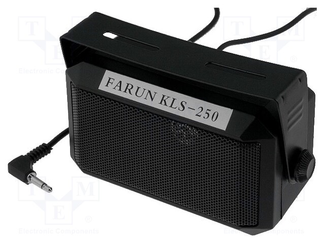 CB speaker; 6W; 8Ω; Len: 2m; 100x75x65mm