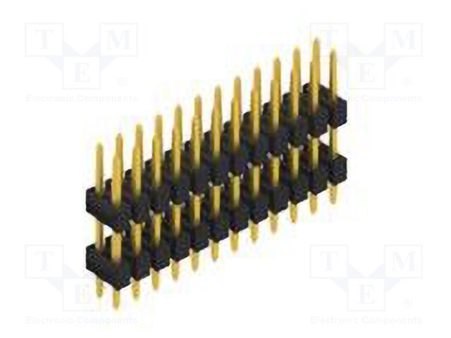Connector: pin strips; pin header; male; PIN: 24; 2.54mm; THT; 2x12