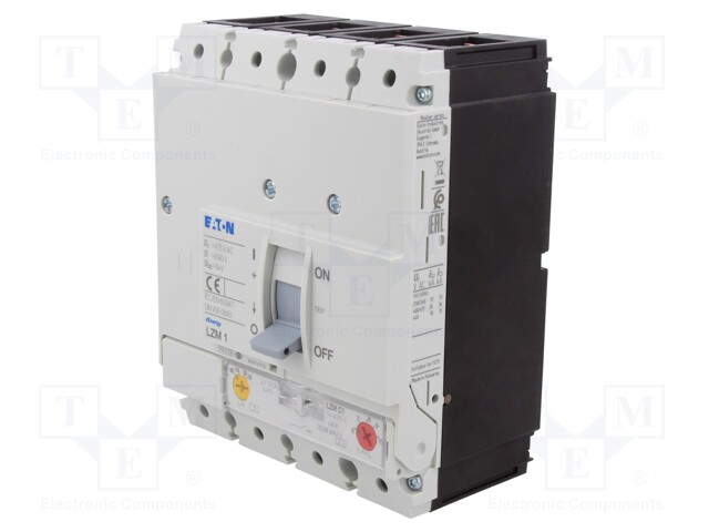 Power breaker; Poles: 4; screw type; Inom: 125A; LZM; IP20; -25÷70°C