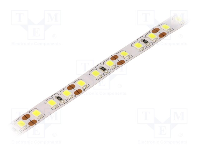 LED tape; white cold; LED/m: 120; SMD; 2835; 12V; W: 8mm; 120°; D: 2mm