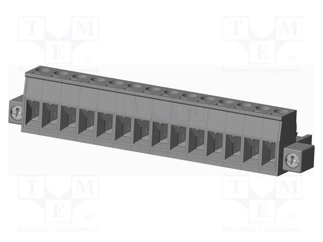 Connector: pluggable terminal block; plug; female; straight; grey