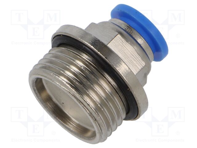 Push-in fitting; straight; -0.95÷15bar; Mat: PBT; Thread: M20x1,5