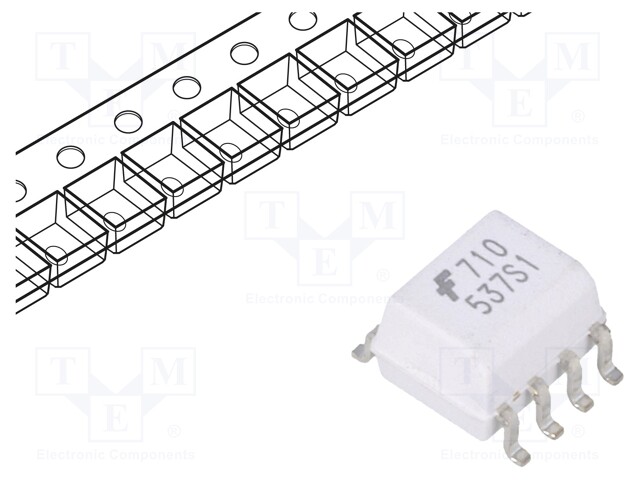 Optocoupler; SMD; Channels: 1; Out: logic; 3.75kV; 12.5Mbps; SO8