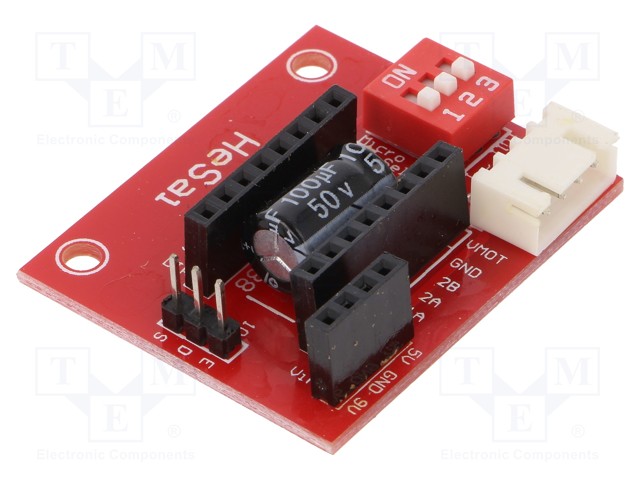 Adapter; Kit: module; 34x41mm; pin strips
