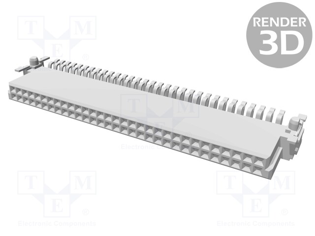 Connector: PCB to PCB; female; PIN: 62; 1.27mm; Series: har-flex