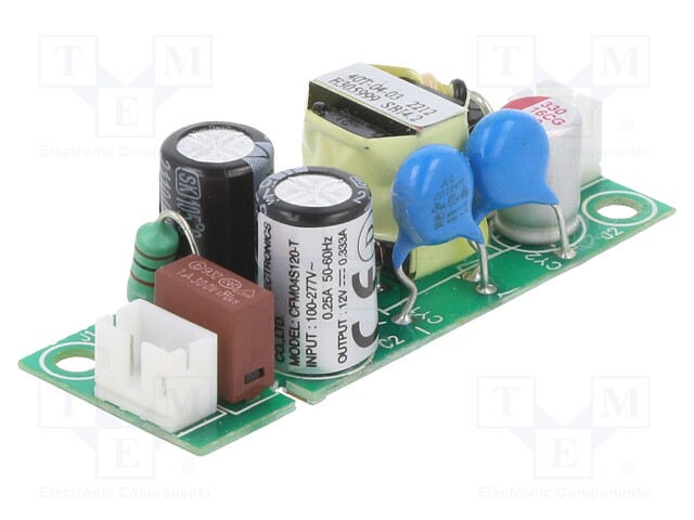 Power supply: switched-mode; 4W; 120÷431VDC; 85÷305VAC; 333mA