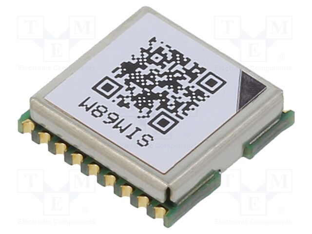 Module: GPS GLONASS; ±2.5m; GPS; -165dBm; 2.8÷4.3VDC; 9600bps; SMD