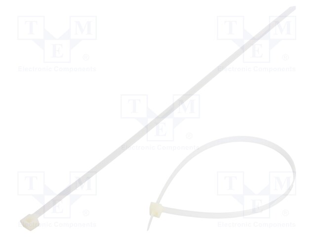 Cable tie; L: 700mm; W: 9mm; polyamide; 778N; natural; Ømax: 210mm