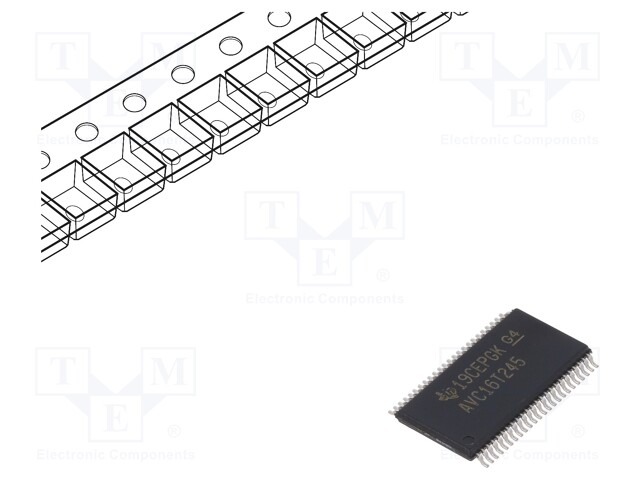 Transceiver, 74AVC16T245, 1.2 V to 3.6 V, TSSOP-48