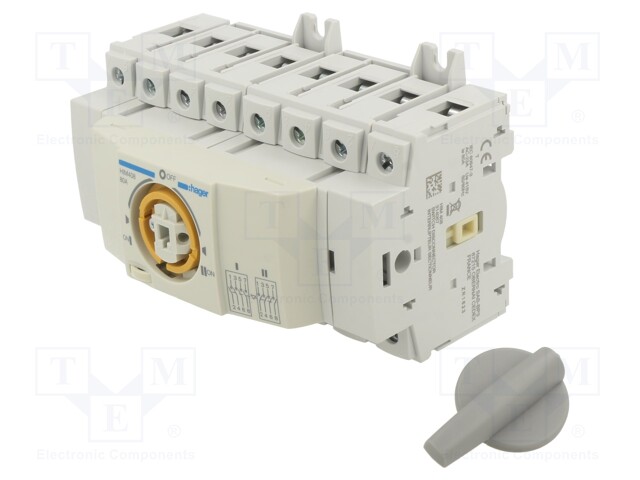 Module: mains-generator switch; Poles: 4; 400VAC; 80A; IP20; DIN