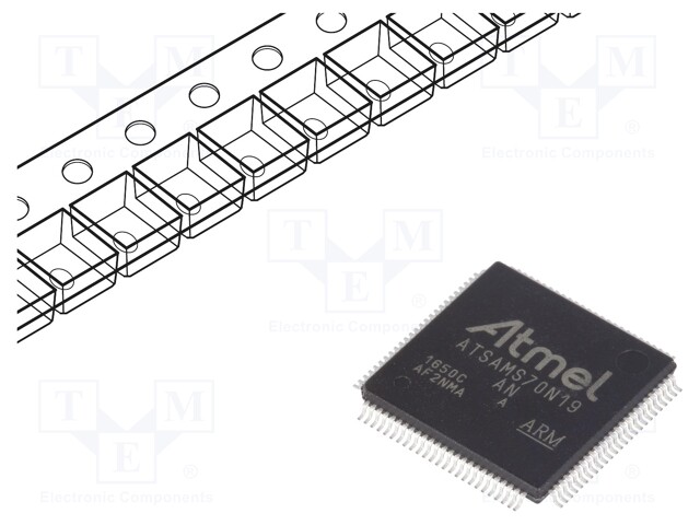 ARM microcontroller; SRAM: 256kB; Flash: 512kB; LQFP100; 90pcs.
