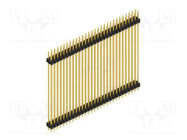 Connector: pin strips; pin header; male; PIN: 58; 2.54mm; THT; 2x29