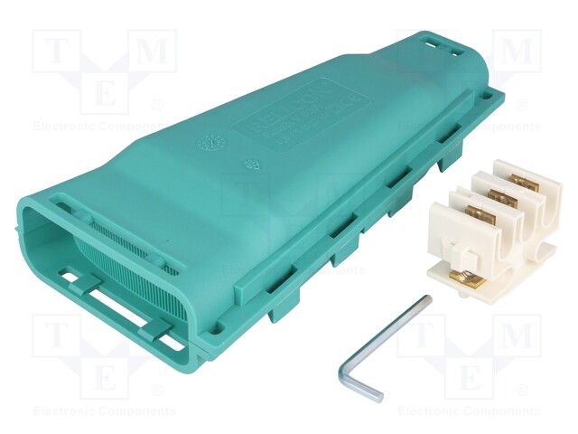 Gel cable joint; RELICON; polypropylene; IPX8; green; Y: 220mm