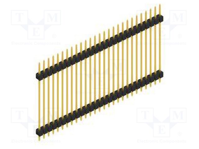 Connector: pin strips; pin header; male; PIN: 27; 2.54mm; THT; 1x27