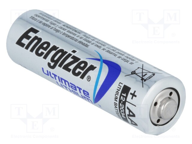 Battery: lithium; 1.5V; AA; ULTIMATE LITHIUM; 3000mAh