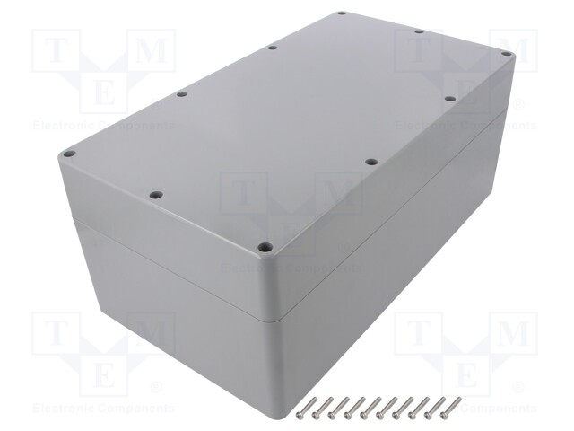 Enclosure: multipurpose; X: 200mm; Y: 360mm; Z: 150mm; ABS; IP68