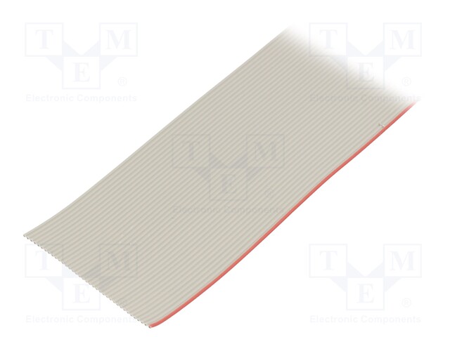 Wire: ribbon; 1.27mm; stranded; Cu; 37x28AWG; unshielded; grey