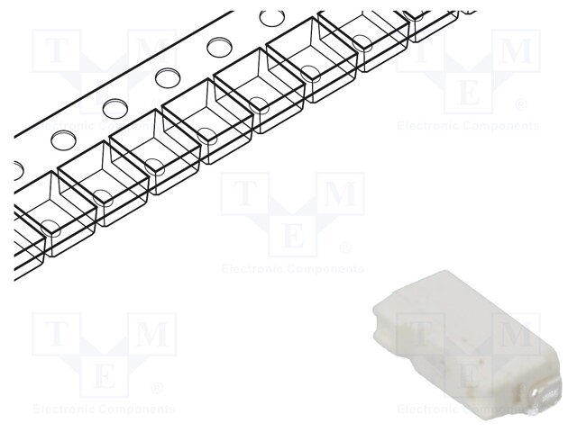 LED; SMD; red; 112÷280mcd; 2.85x0.8x1.2mm; 110°; 1.8÷2.4V; 20mA