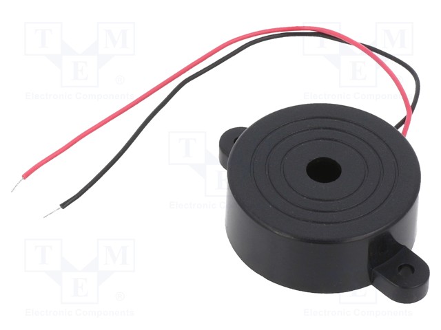 Sound transducer: piezo alarm; with built-in generator; 12mA