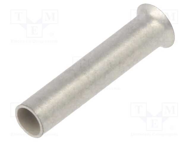 Tip: bootlace ferrule; non-insulated; 0.75mm2; 8mm; tinned