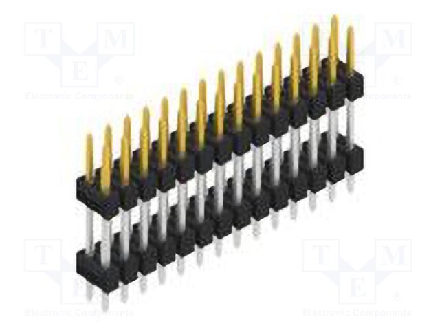 Connector: pin strips; pin header; male; PIN: 28; 2.54mm; THT; 2x14