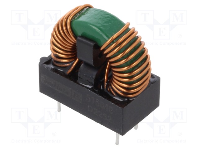 Inductor: wire; THT; 0.5mH; 4.1A; 27mΩ; -40÷125°C; 5100; vertical