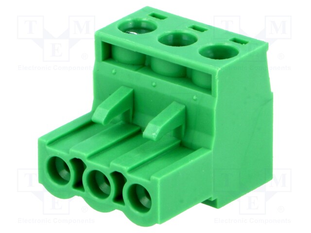 Pluggable terminal block; 5.08mm; ways: 3; straight; plug; female