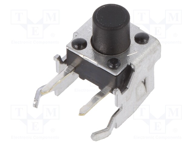 Microswitch TACT; SPST; Pos: 2; 0.02A/15VDC; THT; none; 1.3N; 5.85mm